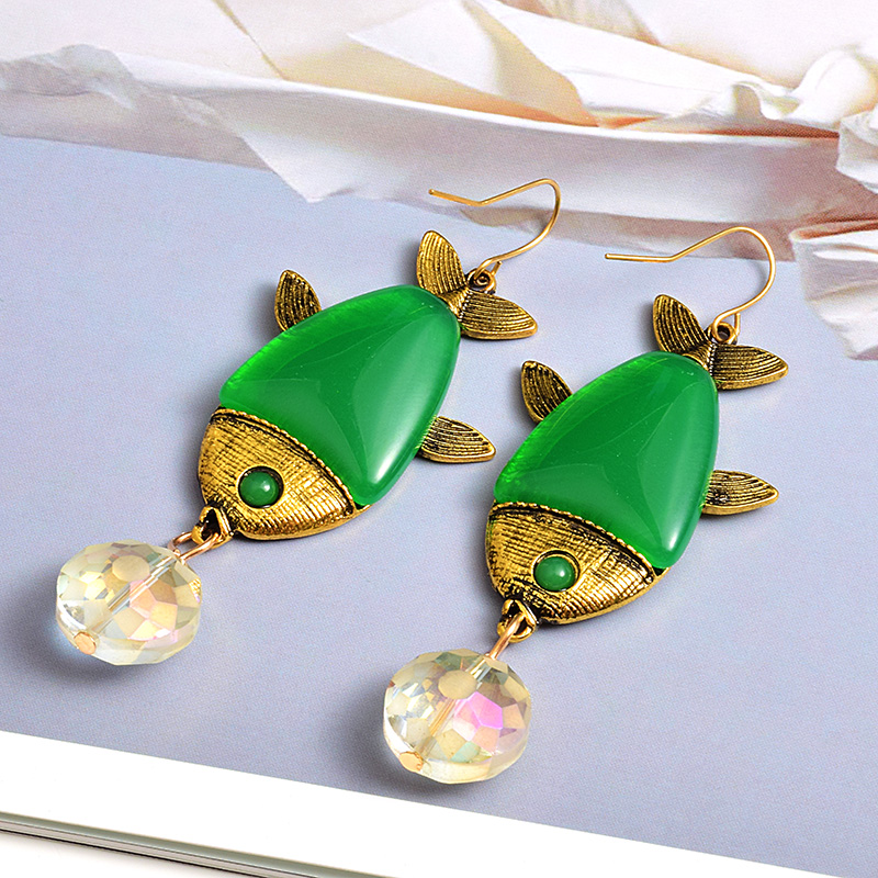 New Brand Animal Pendant Earri - Vintage Fashion Jewelry Brands のレビューと価格