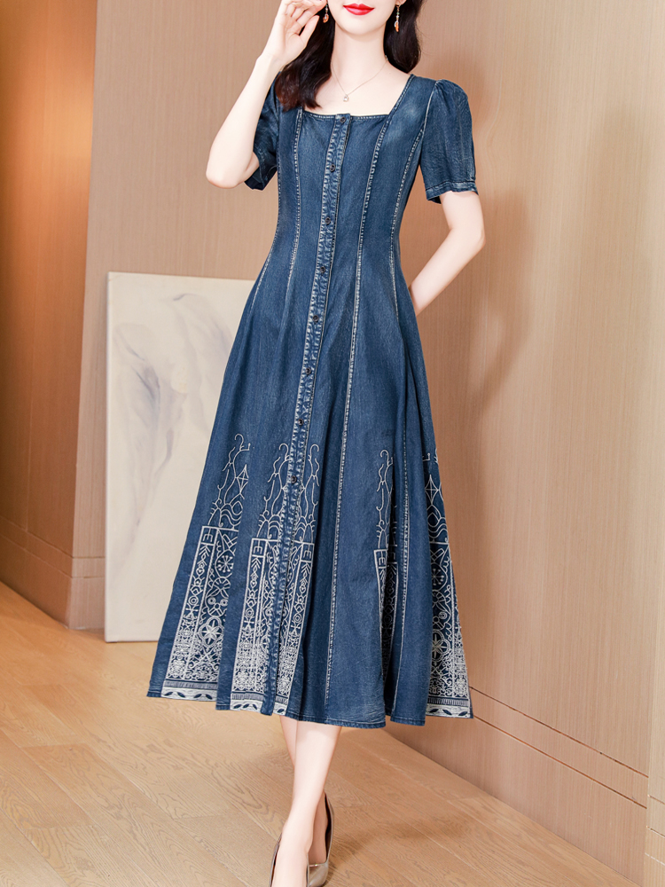 TIYIHAILEY-Long Mid-Calf Short - Vintage Fashion Women Dresses のレビューと価格