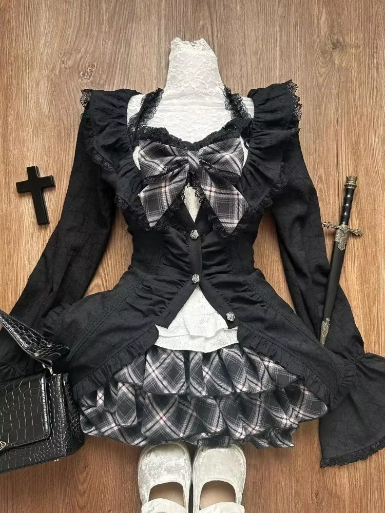Gothic Y2k Vintage Preppy Styl - Vintage Fashion Pieces のレビューと価格