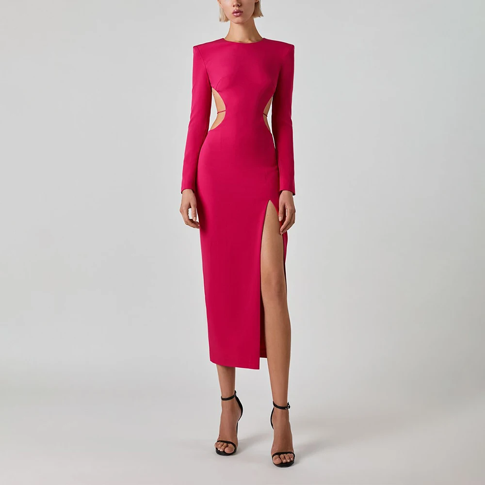 Luxury Long Sleeve Hollow Out  - Vintage Fashion Exhibition のレビューと価格