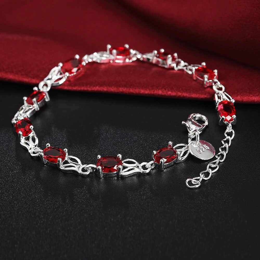 Vintage Luxury Red Crystal Cha - Vintage Fashion Jewelry Brands のレビューと価格