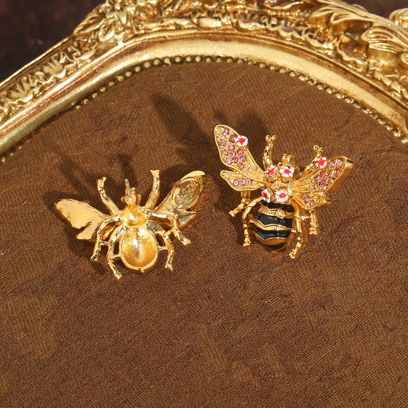 Vintage Enamel Drip Oil Bee Ea - Vintage Fashion Jewelry Brands のレビューと価格