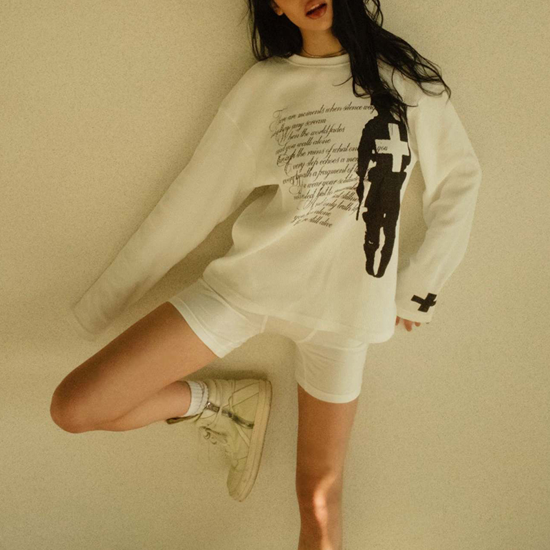 Fashion Harajuku Autumn Street - Vintage Fashion T Shirts のレビューと価格