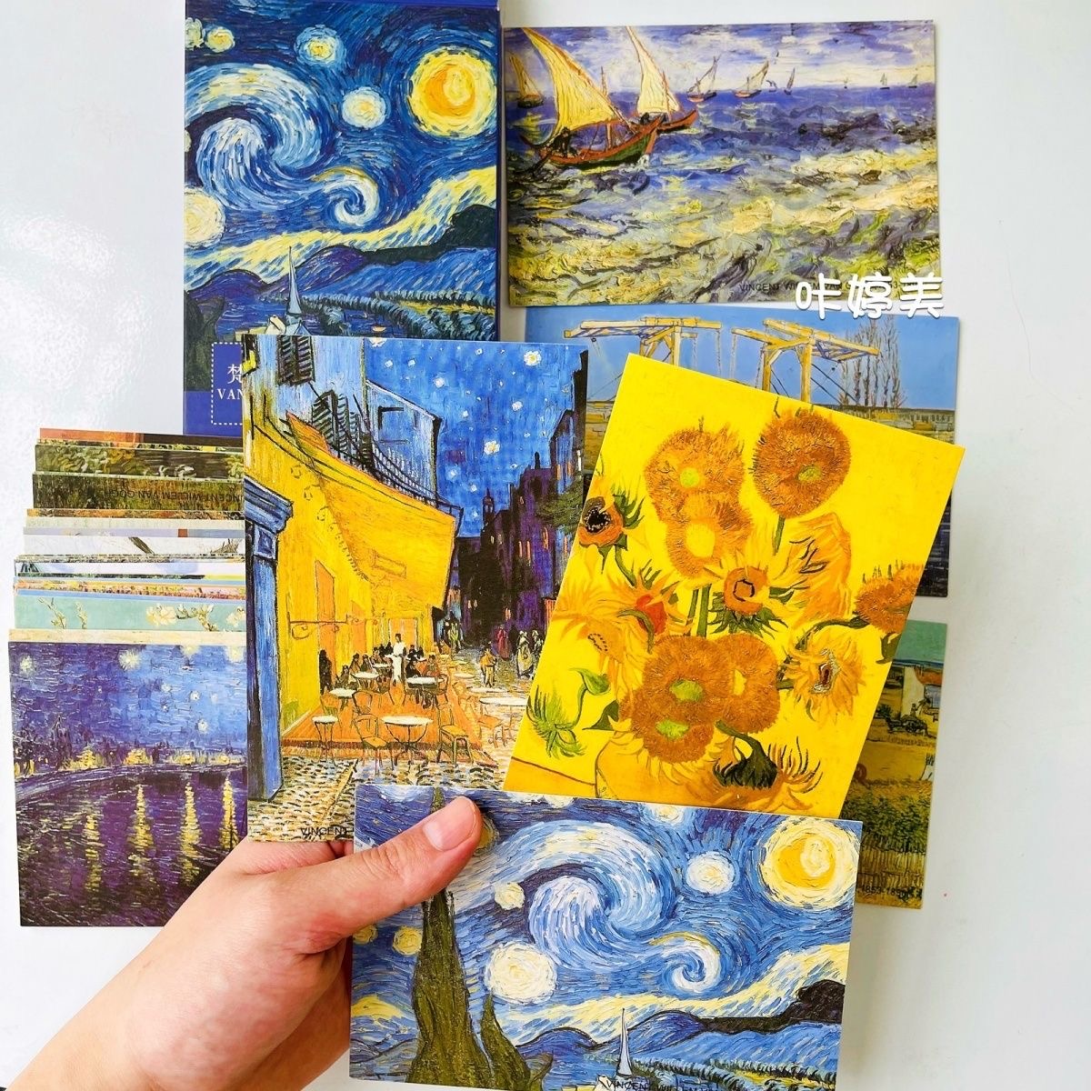 30 Sheets/Lot Van Gogh Oil Pai - Vintage Fashion Magazine のレビューと価格